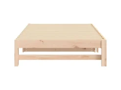 vidaXL Tagesbett Ausziehbar 2x(80x200) cm Massivholz Kiefer1369472