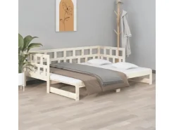vidaXL Tagesbett Ausziehbar Massivholz Kiefer 2x(90x200) cm1279738* Sofas