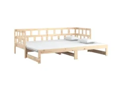 vidaXL Tagesbett Ausziehbar Massivholz Kiefer 2x(90x200) cm1279738* Sofas