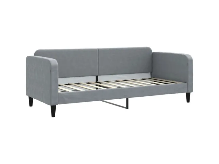 vidaXL Tagesbett Hellgrau 80x200 cm Stoff1843713
