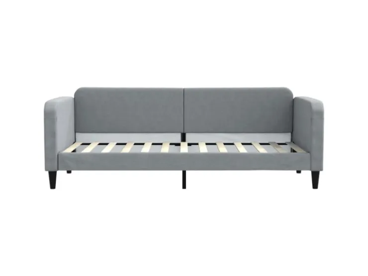 vidaXL Tagesbett Hellgrau 80x200 cm Stoff1843713
