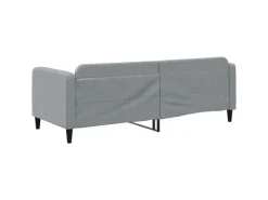 vidaXL Tagesbett Hellgrau 80x200 cm Stoff1843713