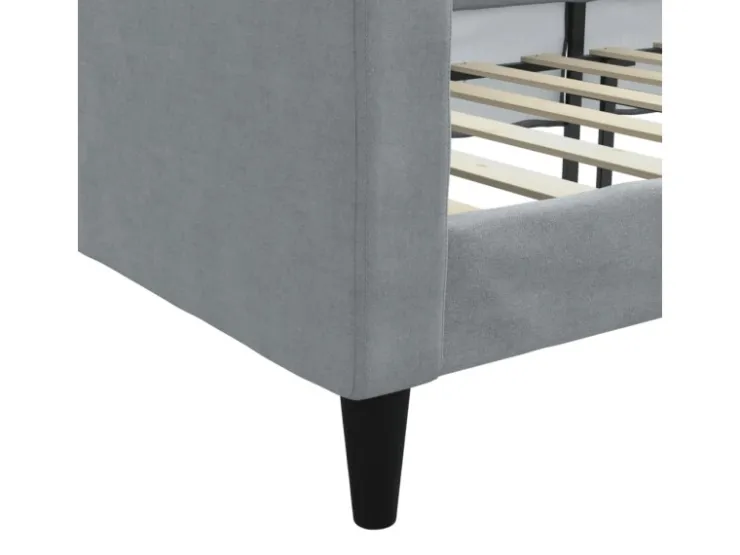 vidaXL Tagesbett Hellgrau 80x200 cm Stoff1843713