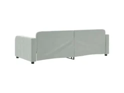 vidaXL Tagesbett Hellgrau 90x200 cm Samt1851836
