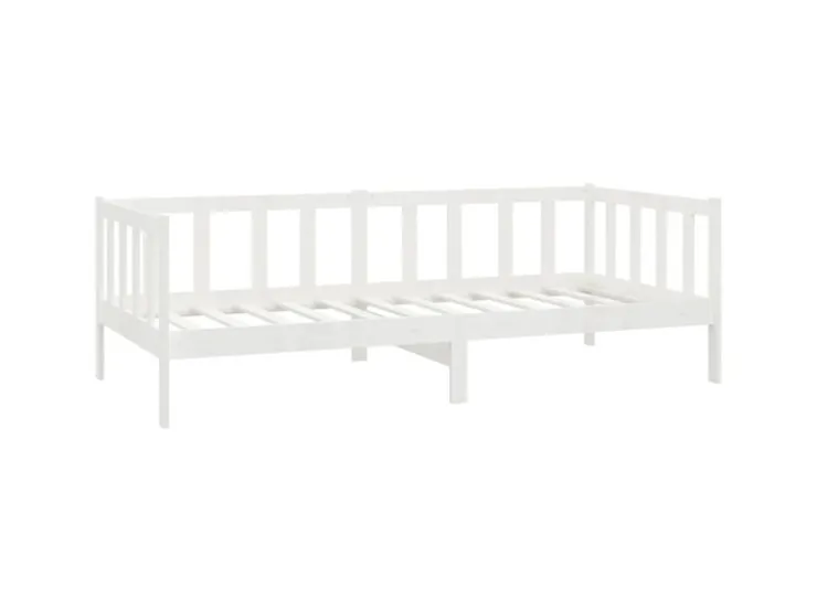 vidaXL Tagesbett Weiß Kiefer Massivholz 90x200 cm787221
