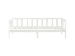vidaXL Tagesbett Weiß Kiefer Massivholz 90x200 cm787221