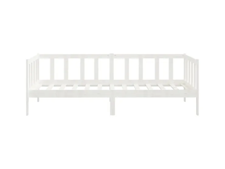 vidaXL Tagesbett Weiß Kiefer Massivholz 90x200 cm787221