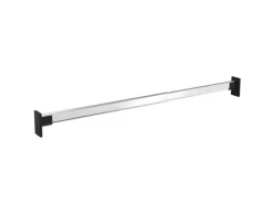 vidaXL Teleskop-Kleiderstangen 2 Stk Silbern 58-100 cm 344373* Garderoben