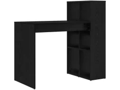 vidaXL Tisch Schwarz Eichen-Optik 108 x 55 x 103,5 cm Holzwerkstoff 869459* Tische