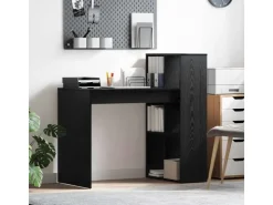 vidaXL Tisch Schwarz Eichen-Optik 108 x 55 x 103,5 cm Holzwerkstoff 869459* Tische