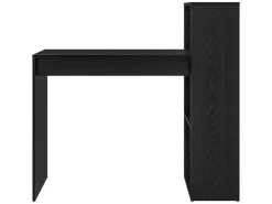 vidaXL Tisch Schwarz Eichen-Optik 108 x 55 x 103,5 cm Holzwerkstoff 869459* Tische