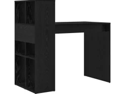 vidaXL Tisch Schwarz Eichen-Optik 108 x 55 x 103,5 cm Holzwerkstoff 869459* Tische
