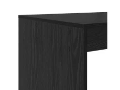 vidaXL Tisch Schwarz Eichen-Optik 108 x 55 x 103,5 cm Holzwerkstoff 869459* Tische