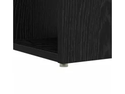 vidaXL Tisch Schwarz Eichen-Optik 108 x 55 x 103,5 cm Holzwerkstoff 869459* Tische
