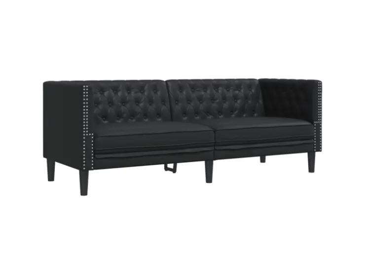 vidaXL 3-Tlg Chesterfield-Sofa-Set Kunstleder 3209267* Sofas