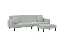 vidaXL 2-Tlg Sofagarnitur mit Kissen Samt 3216268