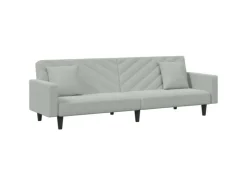 vidaXL 2-Tlg Sofagarnitur mit Kissen Samt 3216268