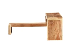 vidaXL 2-tlg. TV-Schrank Massivholz Akazie