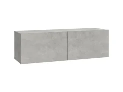 vidaXL 6-tlg. TV-Schrank-Set Betongrau Holzwerkstoff 4* Wohnwände