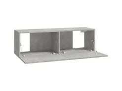 vidaXL 6-tlg. TV-Schrank-Set Betongrau Holzwerkstoff 4* Wohnwände