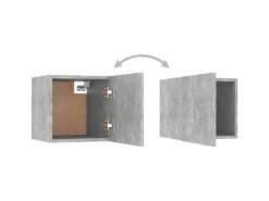 vidaXL 7-tlg. TV-Schrank-Set Betongrau Holzwerkstoff 4* Wohnwände