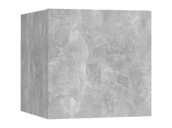vidaXL 7-tlg. TV-Schrank-Set Betongrau Holzwerkstoff 4* Wohnwände