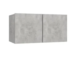 vidaXL 7-tlg. TV-Schrank-Set Betongrau Holzwerkstoff 4* Wohnwände