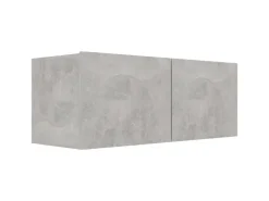 vidaXL 7-tlg. TV-Schrank-Set Betongrau Holzwerkstoff Modell 12