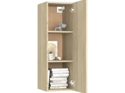 vidaXL 8-tlg. TV-Schrank-Set Sonoma-Eiche Holzwerkstoff 4* TV-Wände