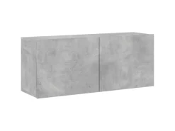 vidaXL 5-tlg. Wohnwand Betongrau Holzwerkstoff Modell 8