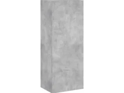 vidaXL 5-tlg. Wohnwand Betongrau Holzwerkstoff Modell 8