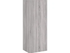 vidaXL 4-Tlg Wohnwand Grau Sonoma Holzwerkstoff 3216433