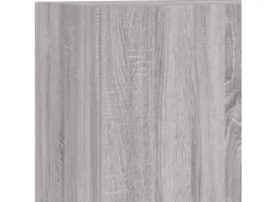 vidaXL 4-Tlg Wohnwand Grau Sonoma Holzwerkstoff 3216433