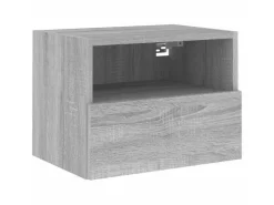 vidaXL 5-Tlg Wohnwand Grau Sonoma Holzwerkstoff 3216516