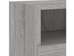 vidaXL 5-Tlg Wohnwand Grau Sonoma Holzwerkstoff 3216544