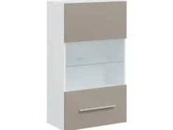 vidaXL 5-Tlg Wohnwand mit LED-Beleuchtung Holzwerkstoff 3324233