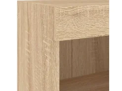vidaXL 5-tlg. Wohnwand mit LED-Beleuchtung Sonoma-Eiche Holzwerkstoff Modell 2