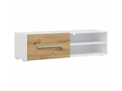 vidaXL 5-Tlg Wohnwand mit LED-Beleuchtung Artisan-Eiche Holzwerkstoff 3324234* Wohnwände