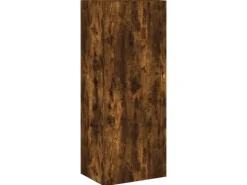 vidaXL 5-Tlg Wohnwand Räuchereiche Holzwerkstoff 3216493