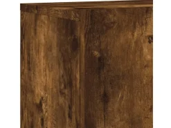 vidaXL 5-Tlg Wohnwand Räuchereiche Holzwerkstoff 3216493