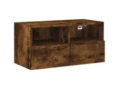 vidaXL 5-Tlg Wohnwand Räuchereiche Holzwerkstoff 3216543