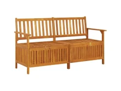 vidaXL Truhenbank 148 cm Massivholz Akazie