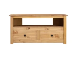 vidaXL TV-Eckschrank 93 x 49 x 49 cm Massivholz Panama-Kiefür* Wohnwände|TV-Wände