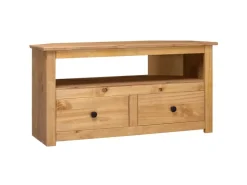 vidaXL TV-Eckschrank 93 x 49 x 49 cm Massivholz Panama-Kiefür* Wohnwände|TV-Wände