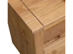 vidaXL TV-Eckschrank 93 x 49 x 49 cm Massivholz Panama-Kiefür* Wohnwände|TV-Wände