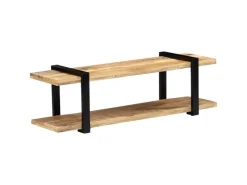vidaXL TV-Schrank 130 x 40 x 40 cm Massivholz Mango* Wohnwände|TV-Wände