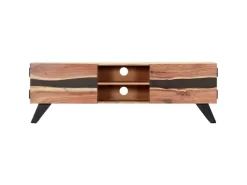 vidaXL TV-Schrank 140 x 30 x 45 cm Massivholz Akazie* TV-Wände