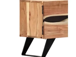 vidaXL TV-Schrank 140 x 30 x 45 cm Massivholz Akazie* TV-Wände