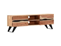 vidaXL TV-Schrank 140 x 30 x 45 cm Massivholz Akazie* TV-Wände
