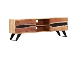 vidaXL TV-Schrank 140 x 30 x 45 cm Massivholz Akazie* TV-Wände